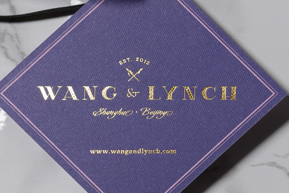 公司VI设计,公司logo设计,Wang & Lynch时尚活动服务